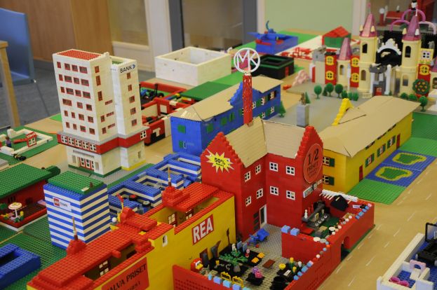Miniatyrstaden Legotown. Foto: Robin Nilsson