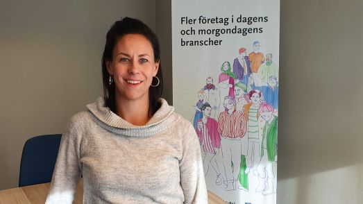 Sofia Lundberg, näringslivsutvecklare, Älvsbyns kommun. Foto Peter Lundberg