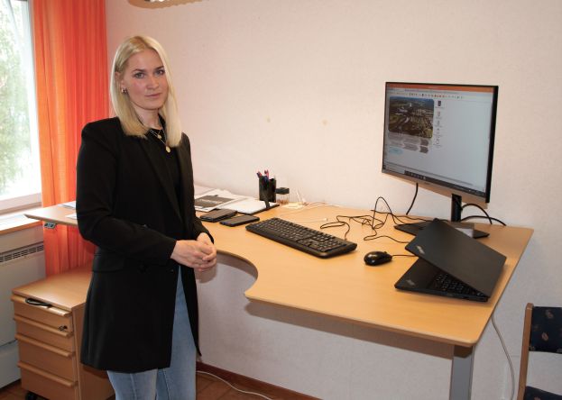 Hanna Samuelsson är särskilt ansvarig för socialtjänsten i Älvsbyns kommun. Foto: Robin Nilsson.