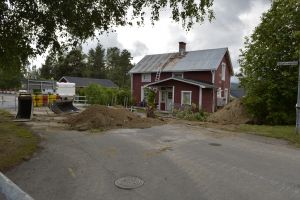 Det vart en hel del grävarbeten under sommaren. Foto: Sterling Nilsson