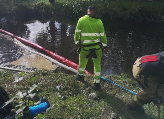 Sanering matolja (Foto: Margareta Lundberg)