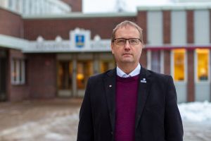 Tomas Egmark, kommunalråd i Älvsbyns kommun. Foto: Peter Lundberg