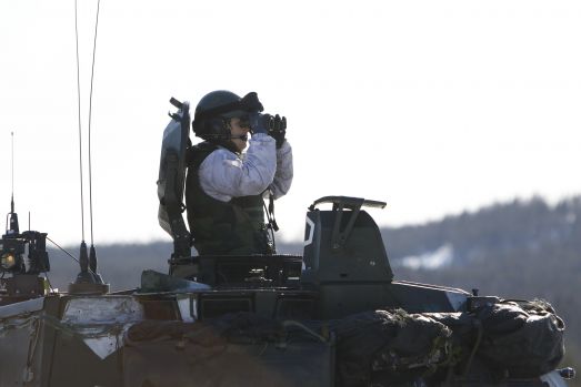 Militärövning, Foto David Carr, Försvarsmakten