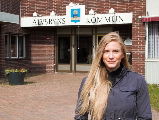 Emelie, vikarierande enhetschef. Foto: Robin Nilsson