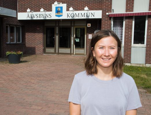 Filippa, vikarierande livsmedelsinspektör. Foto: Robin Nilsson
