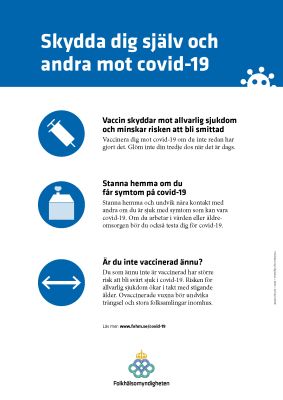 Skydda dig själv och andra mot covid-19