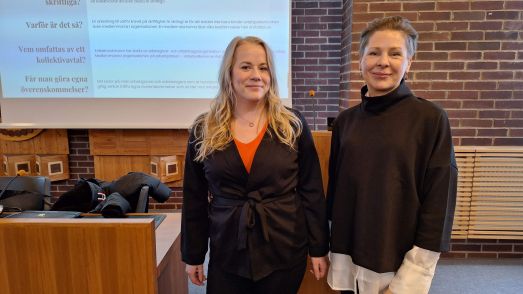 Bild på Frida Colliander och Lovisa Rosén.