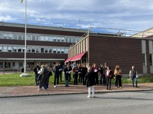 Studenterna ska redovisa gestaltningsidé för ett område i Älvsbyns centrum.