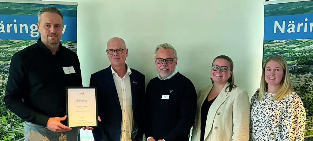 Johan Dahlqvist, kommunalråd, Hans Andersson från Svenskt Näringsliv, Viktor Kåreborn, samhällsbyggnadschef, Sabrina Suikki och Lena Segerlund, Norbotten Handelskammare, vd Invest i Norrbotten.