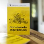 Broschyren om krisen eller kriget kommer.