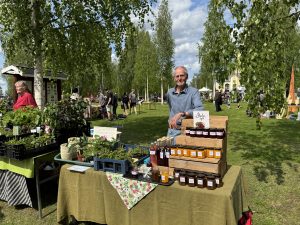 Det fanns en hel del försäljning under evenemanget.