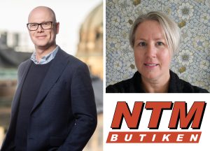 Bilden visar Hans Andersson från Svenskt Näringsliv, Ann-Charlotte Hultmo från Längmanska företagsfonden och NTM butiken
