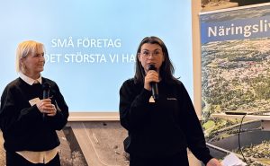 Bilden visar Felicia Pournasiri och Elisabeth Nordström.