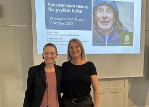 Victoria Bystedt och Jenni Niska från Länsstyrelsen.
