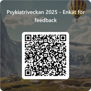 Bilden visar en qr-kod till utvärderingen.