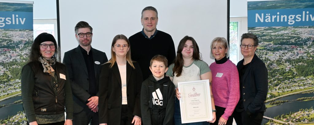 Samlingsbild på talarna från Näringslivsfrukosten den 30 januari.