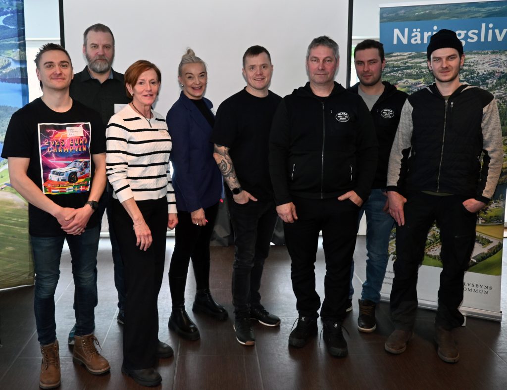 Alla deltagare från februari månads Näringslivsfrukost.