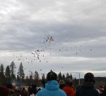 Bilden visar godisregn på kanisdagen 2026