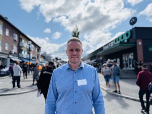 Johan Dahlqvist under Knalledagen 2025. 