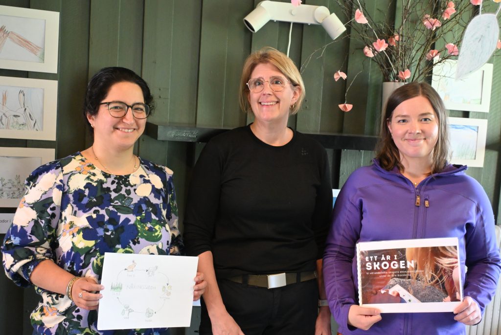 Pegah Lotfian, Leena Jansson och Anna Karlsson.