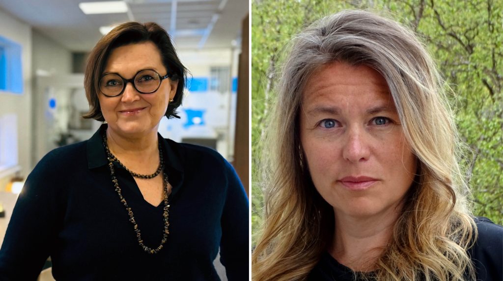 Anneli Sjömark till vänster och Nina Eliasson till höger.
